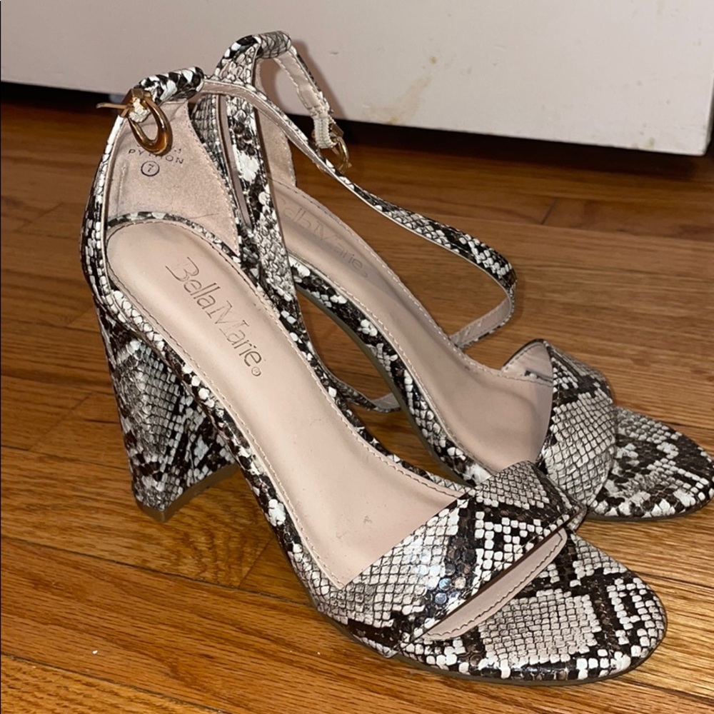 Snakeskin heels